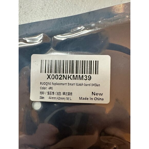 Set of 3 Smartwatch Wristbands 42/44mm M/L Silicone Replacement Straps - Picture 2 of 12